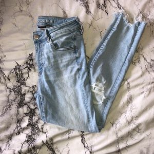 AEO Hi-Rise Cropped Jeggings Super Stretch